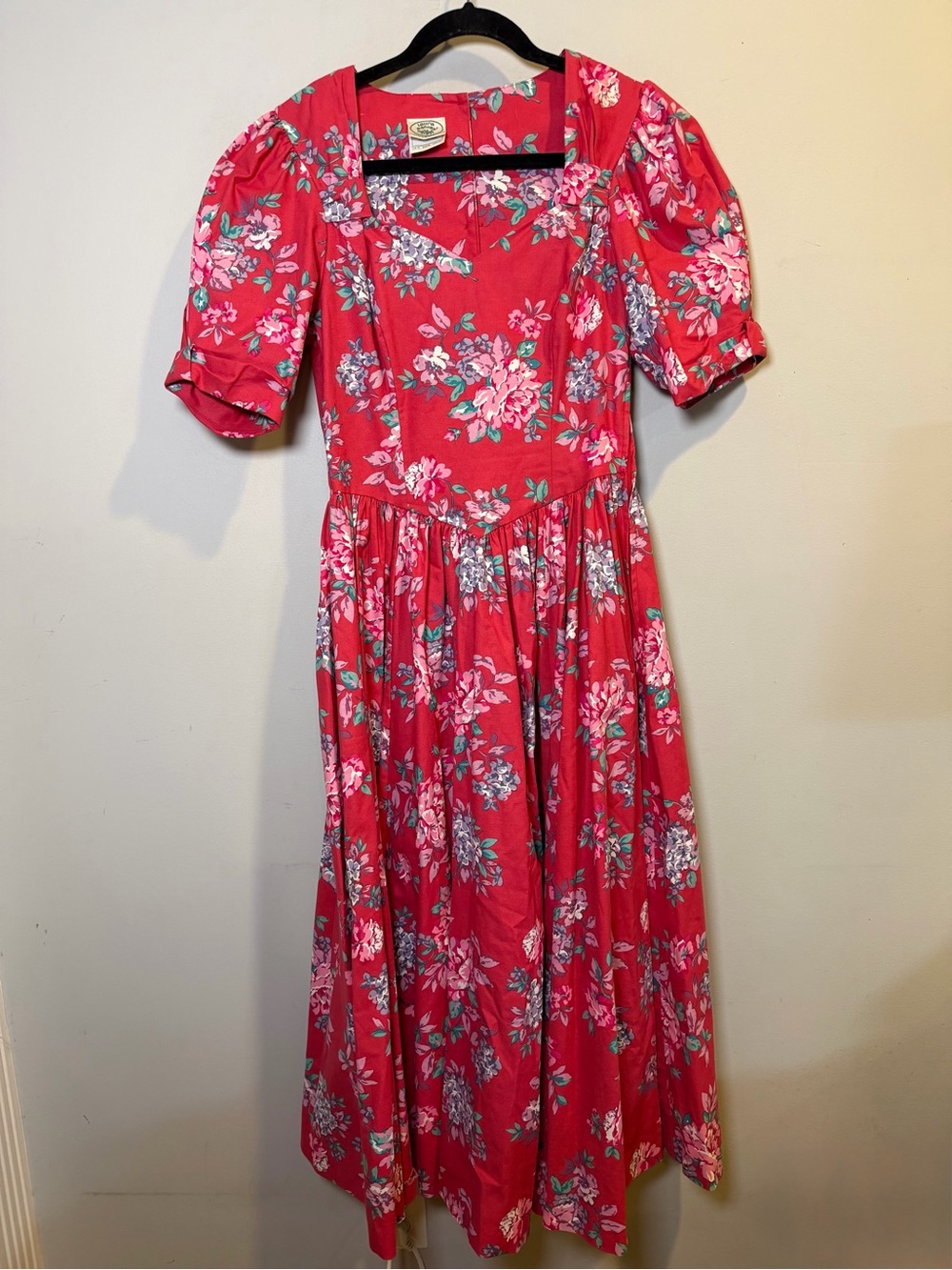 vintage Laura Ashley floral midi
